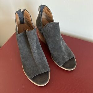 Susina suede booties. Charcoal. Still with tags from Nordstrom Rack. Size 8.